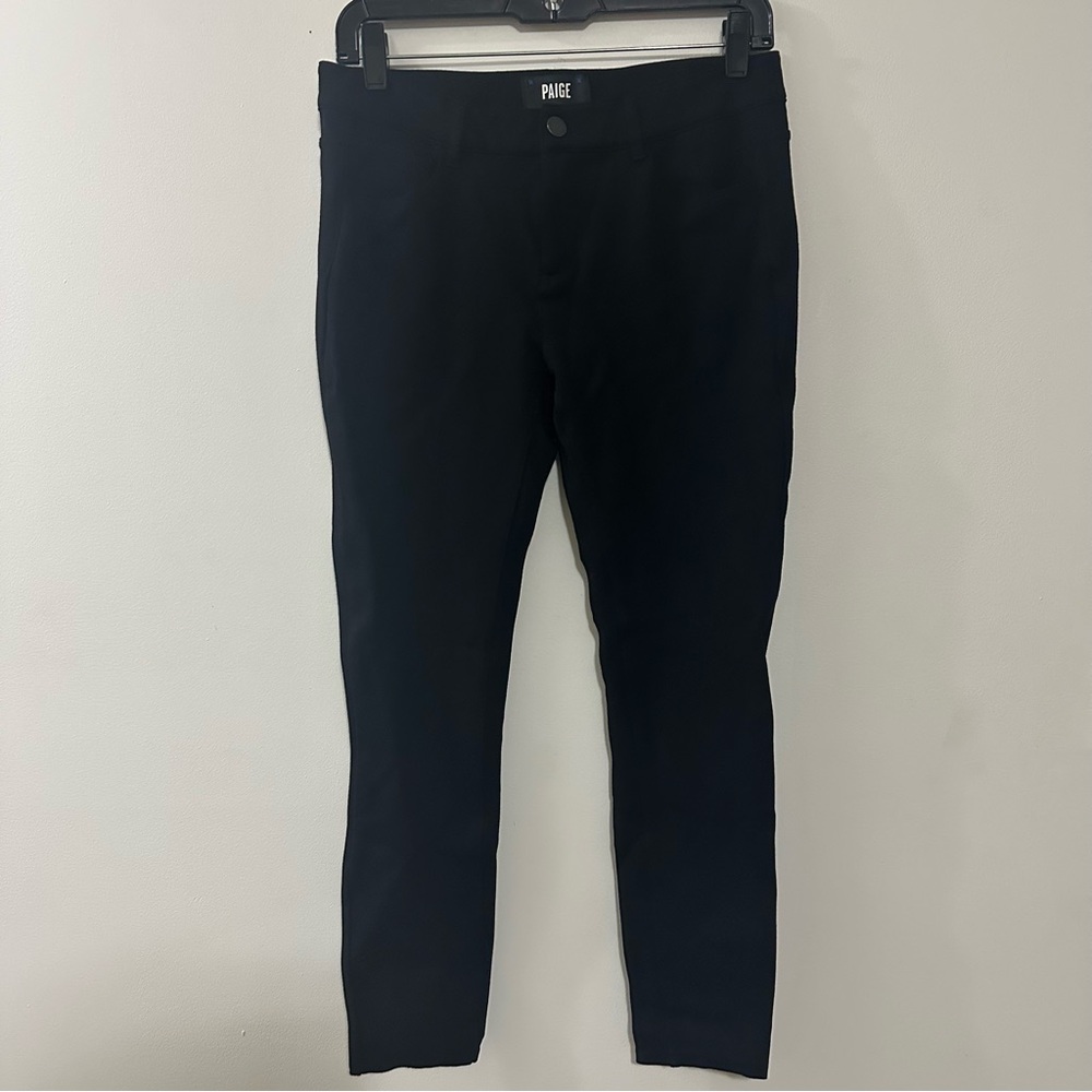 PAIGE Black Slim Trousers